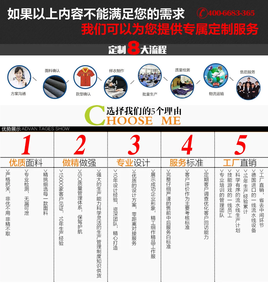 艳蓝配浅灰工作服AC072(图13)